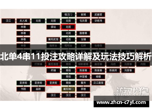 北单4串11投注攻略详解及玩法技巧解析